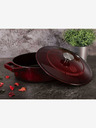 Berlingerhaus Gusseisenpfanne mit Deckel 26 cm Burgundy Line BERLINGERHAUS