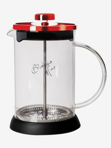 Berlingerhaus Tee- und Kaffeekanne French Press 600 ml Burgundy Metallic Line BERLINGERHAUS