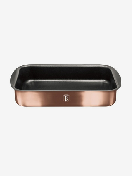 Berlingerhaus Backblech mit Titanoberfläche Rosegold Metallic Line 29,5x26,5 cm BERLINGERHAUS