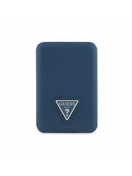 Guess Guess PU genarbtes Dreieckslogo MagSafe Powerbank 5000mAh Blau