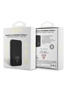 Guess Guess PU genarbtes Dreieckslogo MagSafe Powerbank 5000mAh Schwarz