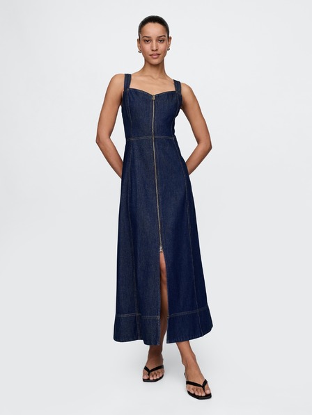 GAP Damen Jeans-Maxikleid UltraSoft GAP