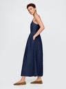 GAP Damen Jeans-Maxikleid mit Taschen GAP
