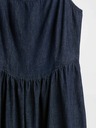 GAP Damen Jeans-Maxikleid mit Taschen GAP