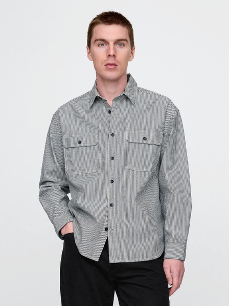 GAP Herren Oversize Jeanshemd Americana GAP