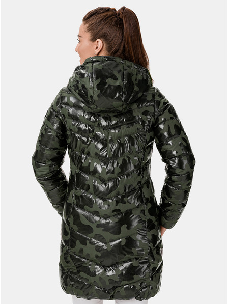 Sam 73 Khakifarbener Mantel mit Steppmuster SAM 73 Alisha