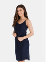 Sam 73 Dunkelblaues Damenkleid mit Krawatte SAM 73