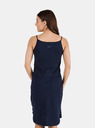 Sam 73 Dunkelblaues Damenkleid mit Krawatte SAM 73