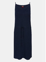 Sam 73 Dunkelblaues Damenkleid mit Krawatte SAM 73