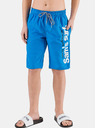 Sam 73 Blaue bedruckte Badehose für Jungen SAM 73