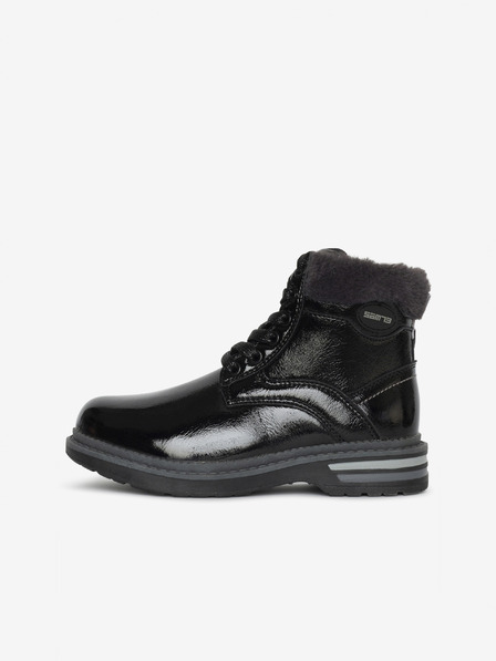 Sam 73 Schwarze Knöchelstiefel mit Kunstpelz für Jungen SAM 73 Naomi