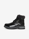 Sam 73 Schwarze Knöchelstiefel mit Kunstpelz für Jungen SAM 73 Naomi