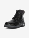 Sam 73 Schwarze Knöchelstiefel mit Kunstpelz für Jungen SAM 73 Naomi
