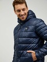 Sam 73 Dunkelblaue Herren-Winter-Steppjacke Sam 73