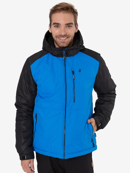 Sam 73 Schwarz-blaue Herren-Winterjacke Sam 73