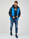 Sam 73 Schwarz-blaue Herren-Winterjacke Sam 73