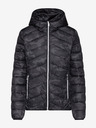 Sam 73 Schwarze gesteppte Camouflage-Jacke für Damen Sam 73
