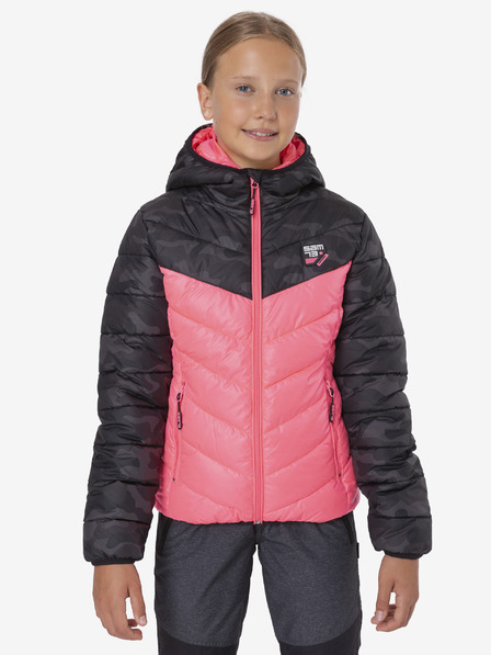Sam 73 Schwarze und rosafarbene Mädchen-Wintersteppjacke SAM 73 Terri
