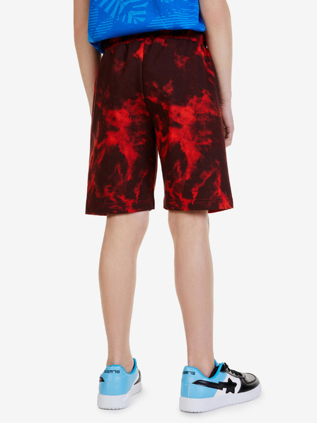 Sam 73 Rote gemusterte Shorts für Jungen SAM 73 Graham