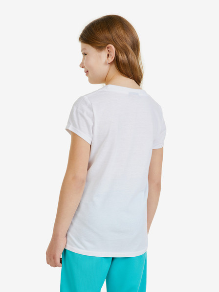 Sam 73 Weißes Mädchen-T-Shirt mit SAM 73 Ursula-Aufdruck