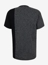 Sam 73 Schwarzes gemustertes Herren-T-Shirt SAM 73 Paul