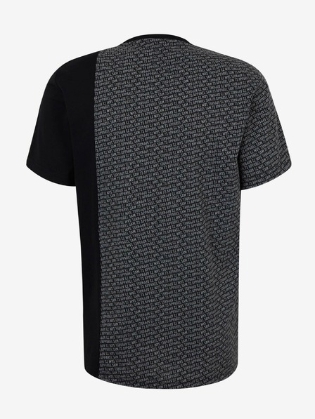 Sam 73 Schwarzes gemustertes Herren-T-Shirt SAM 73 Paul
