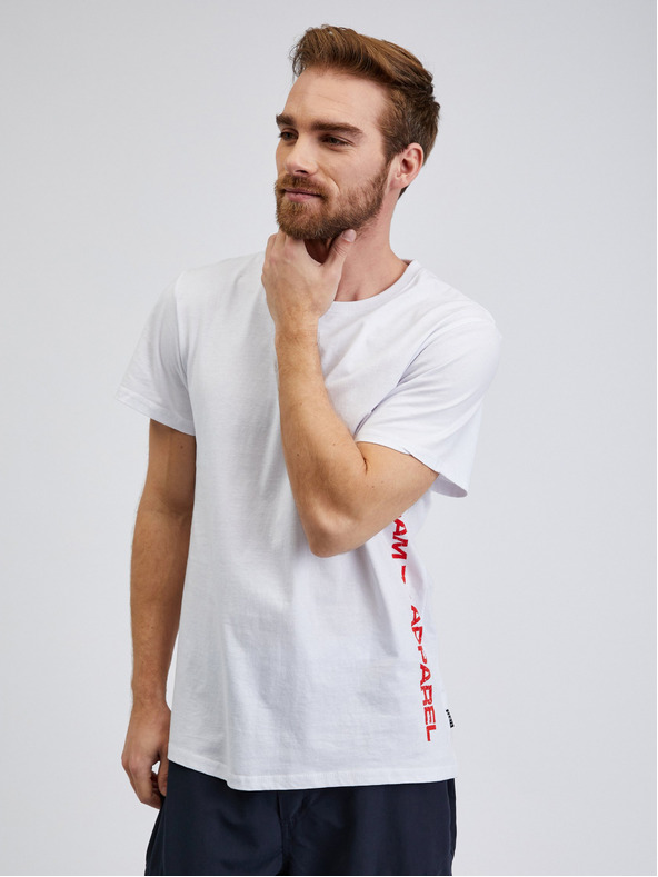 Sam 73 Weißes Herren-T-Shirt SAM 73 Vincent