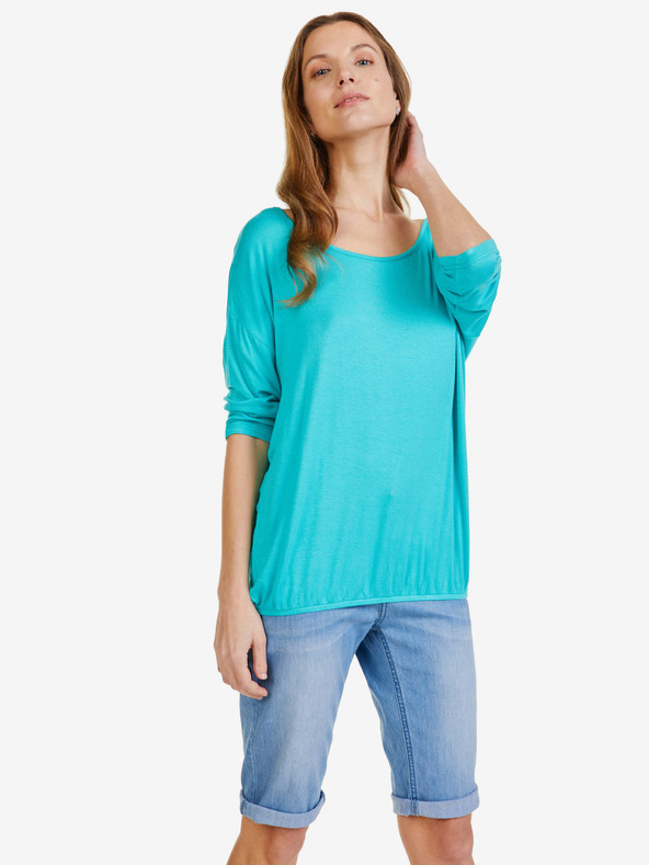 Sam 73 Türkisfarbenes Damen-T-Shirt SAM 73 Cladys