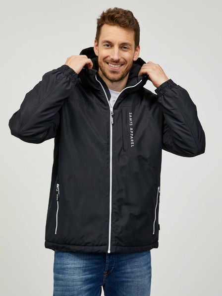 Sam 73 Schwarze leichte Herrenjacke SAM 73 Sigmund