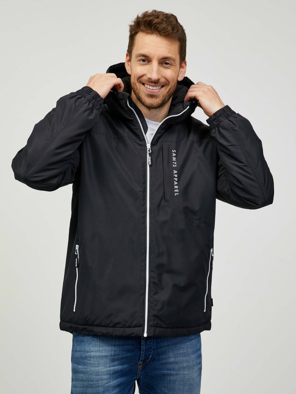Sam 73 Schwarze leichte Herrenjacke SAM 73 Sigmund