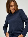 Sam 73 Dunkelblaues Langarm-T-Shirt für Frauen SAM 73 Naivara