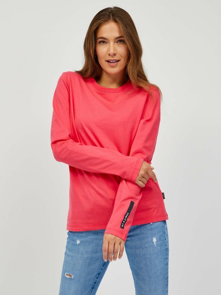 Sam 73 Dunkelrosa Langarm-T-Shirt für Frauen SAM 73 Sariol
