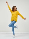 Sam 73 Gelbes Basic-Langarm-T-Shirt für Damen SAM 73 Azuka