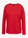 Sam 73 Rotes Basic-Langarm-T-Shirt für Frauen SAM 73 Ariasa