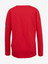 Sam 73 Rotes Basic-Langarm-T-Shirt für Frauen SAM 73 Ariasa