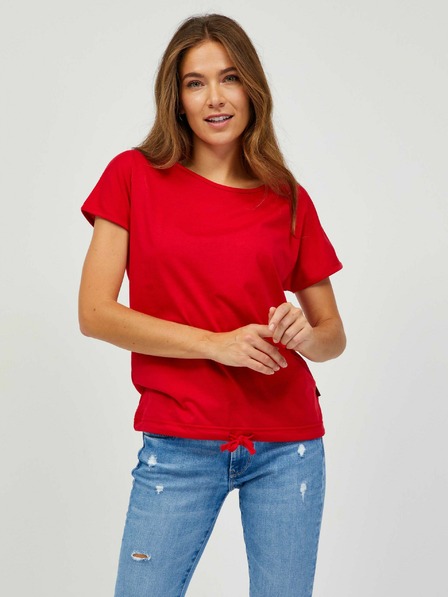 Sam 73 Rotes Damen-T-Shirt SAM 73 Kaufi
