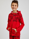 Sam 73 Rotes Sweatshirt mit Kapuze und Reißverschluss für Jungen SAM73 Musgravit