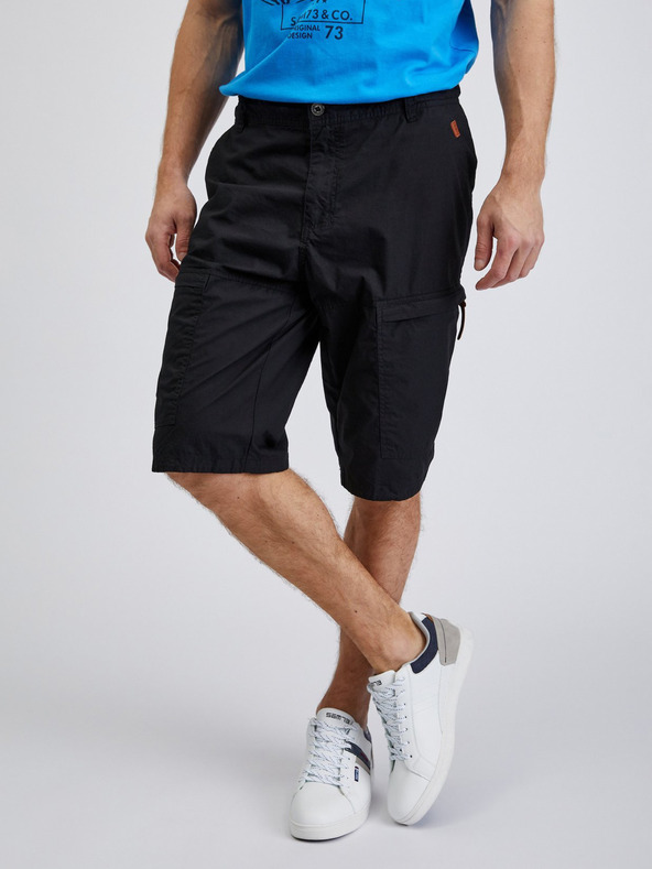 Sam 73 Schwarze Herrenshorts SAM73 Cygnus