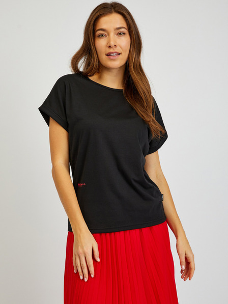 Sam 73 Schwarzes Damen-T-Shirt SAM73 Dorado