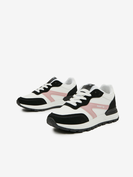 Sam 73 Weiß-schwarze Damen-Sneakers SAM73 Lendra