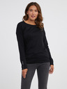 Sam 73 Schwarzes Langarm-T-Shirt für Frauen SAM 73 Patty