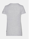 Sam 73 Hellgraues Damen-T-Shirt mit SAM 73 Penny bedruckt