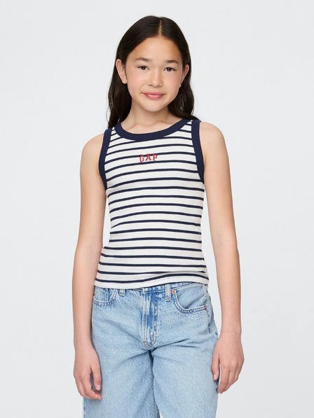 GAP Mädchen-Ripp-Tanktop mit Logo GAP