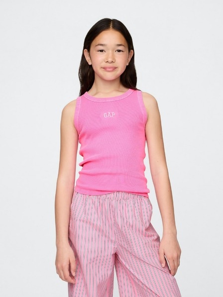 GAP Mädchen-Ripp-Tanktop mit Logo GAP