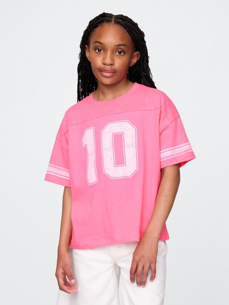 GAP Mädchen-Oversize-T-Shirt Varsity GAP