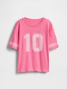 GAP Mädchen-Oversize-T-Shirt Varsity GAP