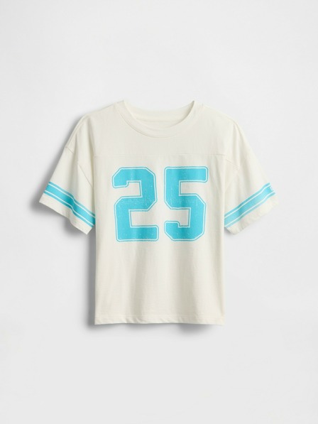 GAP Mädchen-Oversize-T-Shirt Varsity GAP