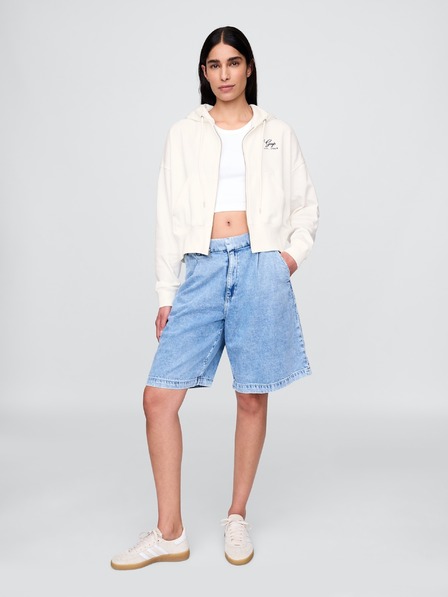 GAP Damen-Oversize-Sweatshirt mit Logo VintageSoft Americana GAP
