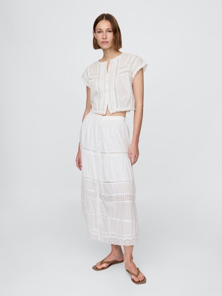 GAP Damen-Maxirock mit Spitze GAP