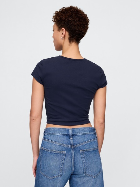GAP Damen-Crop-T-Shirt Americana GAP